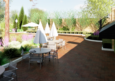 Northmoor Country Club Courtyard