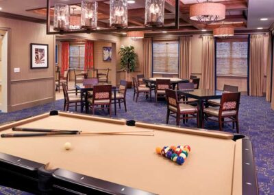 The Bristal At West Babylon billiards room