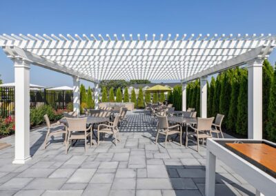 The Brix Long Island Luxury Apartments outdoor terrace